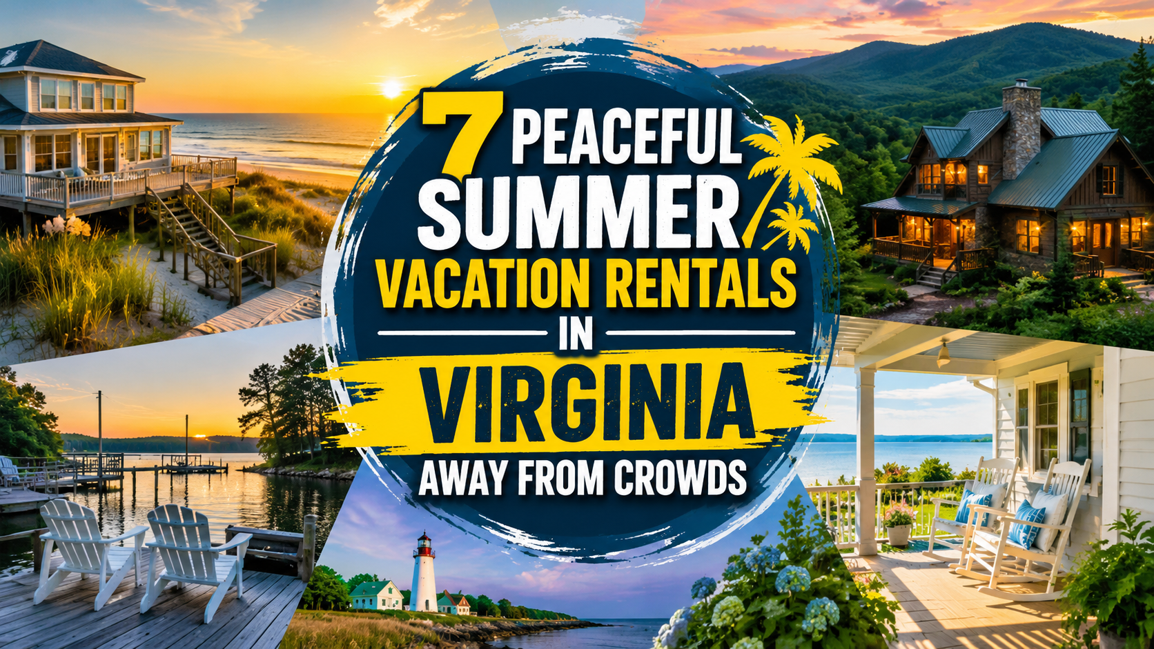 7 Peaceful Summer Vacation Rentals in Virginia Away From Crowds